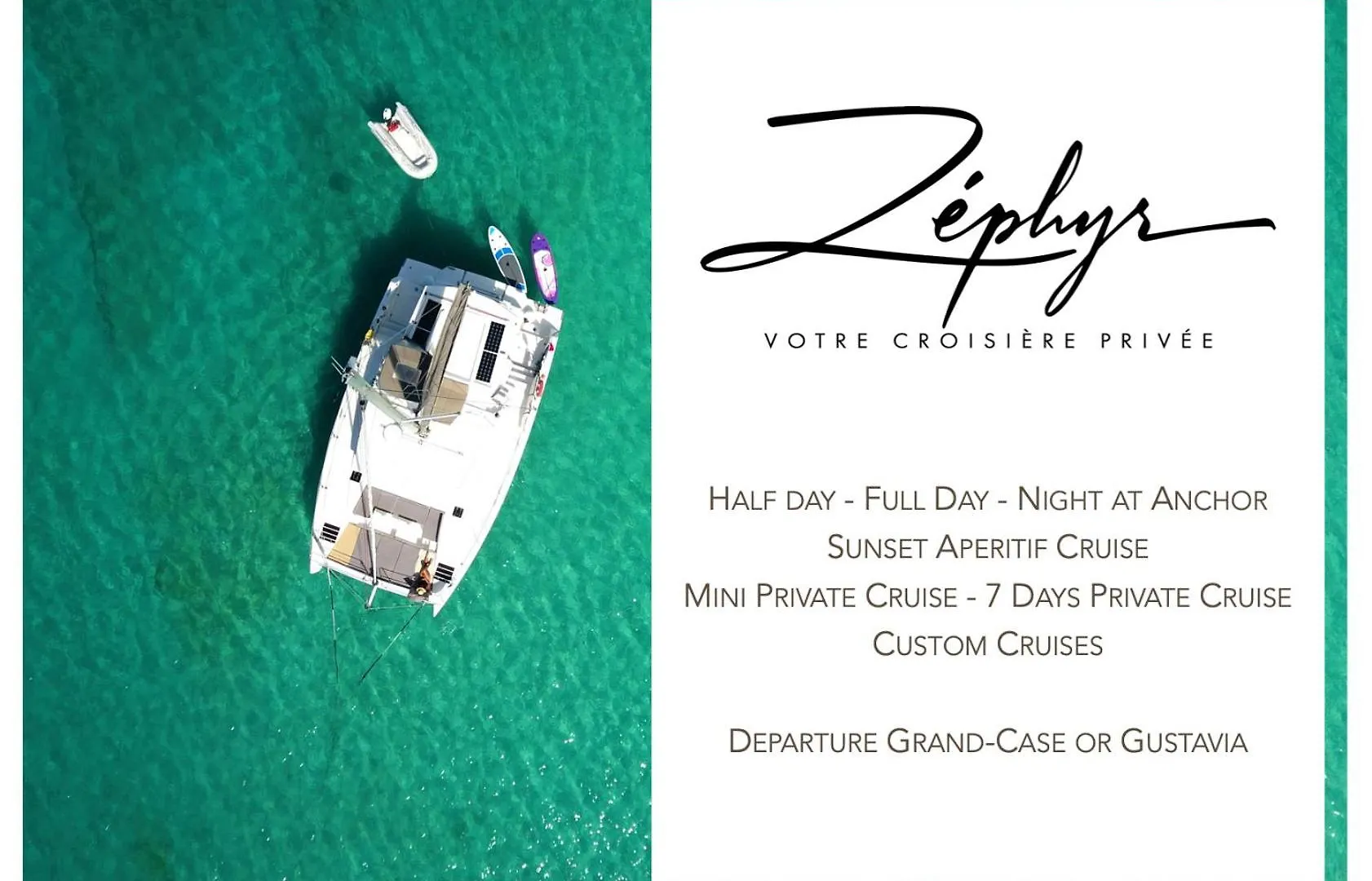 Botel Catamaran Zephyr Nuit Au Mouillage Diner, Nuit Et Petit-Dejeuner Inclus Grand Case